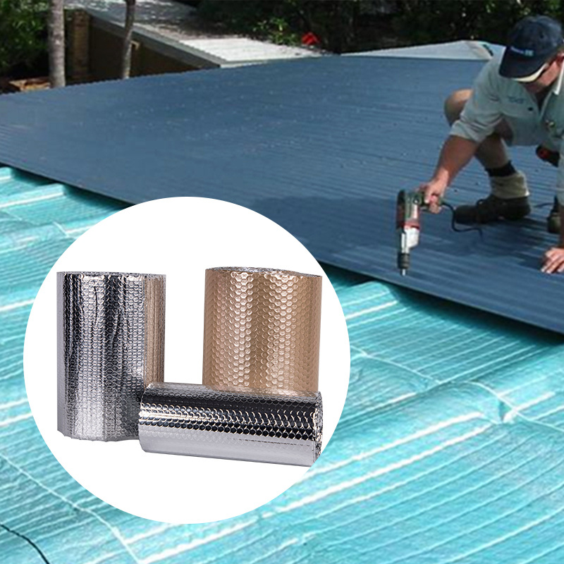 Custom XPE Foam Insulation Thermal Closed Cell Sound And Heat Proofing Self Adhesive Roll Aluminum Foil Composite - PAIDU